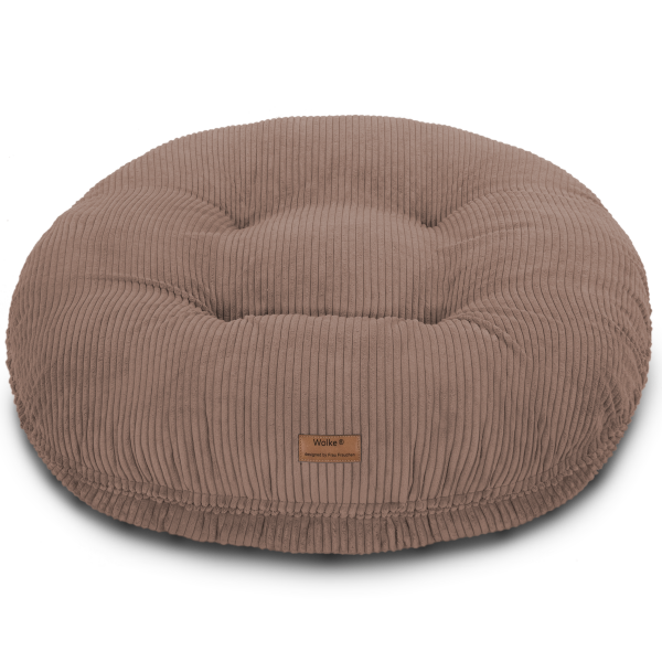 Hundebett Wolke® Cord Cappuccino
