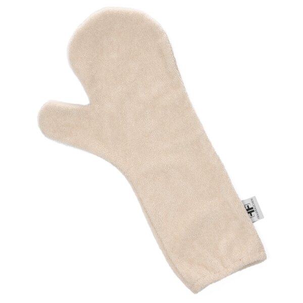 Waschhandschuh Beige