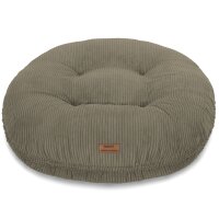Hundebett Wolke® Cord Pistacchio