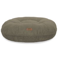 Hundebett Wolke® Cord Pistacchio