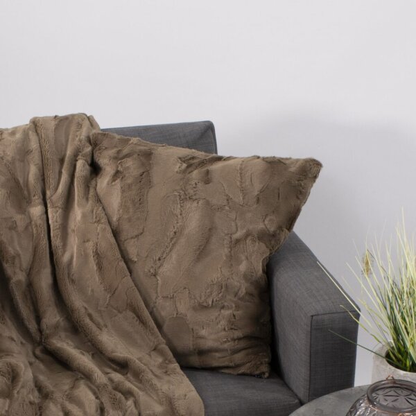 Wohnkissen Welle Latte