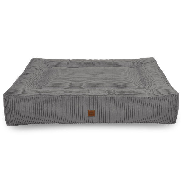 Hundebett Letto Cord Grigio