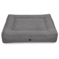 Hundebett Letto Cord Grigio