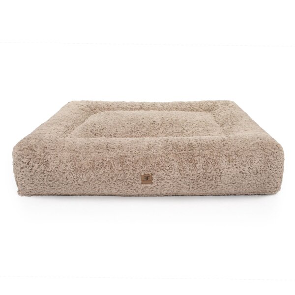 Hundebett Letto Curly Sand