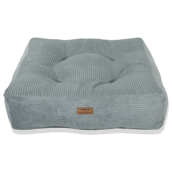 Hundebett Nubes® Cord Azzurro