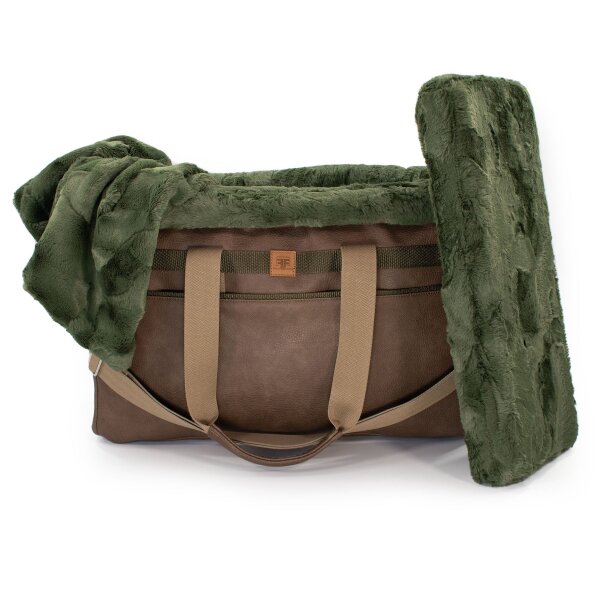 Hundetasche Travel-Bag Savannah S / ohne Kaltschaumplatte / mit Kuscheldecke