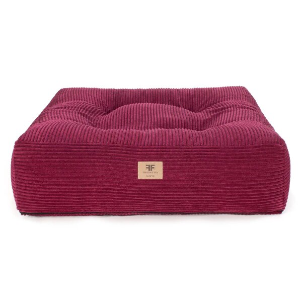 Hundebett Nubes® Cord Merlot
