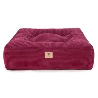 Hundebett Nubes® Cord Merlot