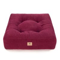 Hundebett Nubes® Cord Merlot