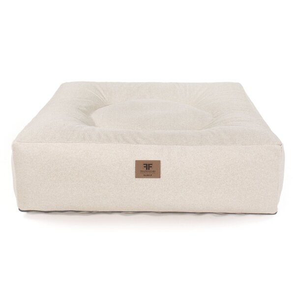 Hundebett Nubes® Flanell Ivory