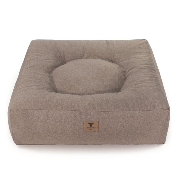 Hundebett Nubes® Flanell Muskat