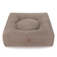 Hundebett Nubes® Flanell Muskat