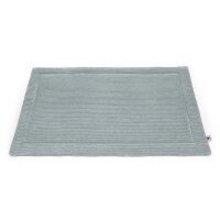 Wattierte Hundedecke Plaid Cord Azzurro