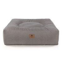 Hundebett Nubes® Flanell Stone