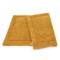 Wattierte Hundedecke Plaid Cord Sahara