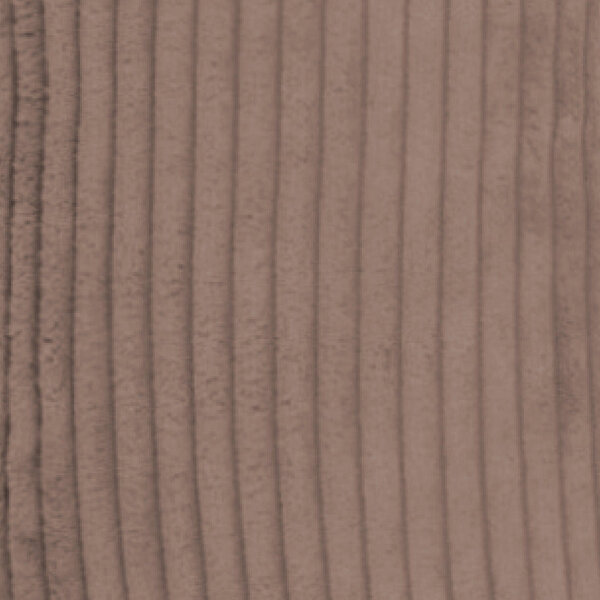 Wattierte Hundedecke Plaid Cord Cappuccino