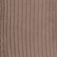 Wattierte Hundedecke Plaid Cord Cappuccino