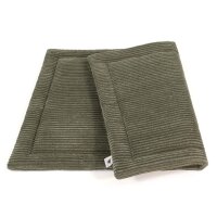 Wattierte Hundedecke Plaid Cord Pistacchio