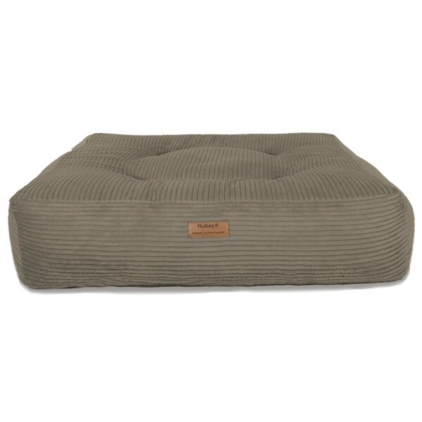 Hundebett Nubes® Cord Pistacchio
