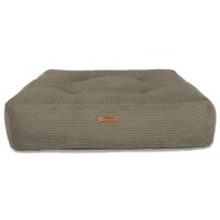 Hundebett Nubes® Cord Pistacchio
