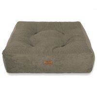 Hundebett Nubes® Cord Pistacchio
