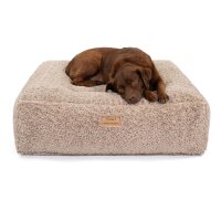 Hundebett Nubes® Curly Sand
